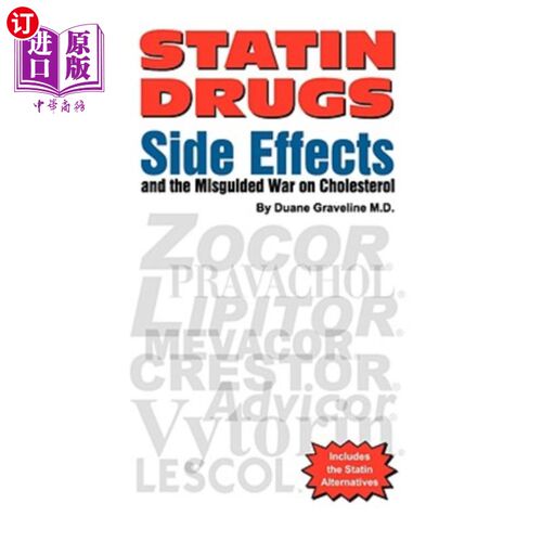 海外直订医药图书Statin Drugs Side Effects 他汀类药物副作用