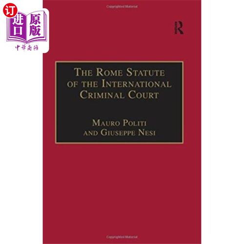 海外直订Rome Statute of the International Criminal Court 《国际刑事法院罗马规约》