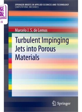 海外直订Turbulent Impinging Jets Into Porous Materials 湍流冲击射流进入多孔材料