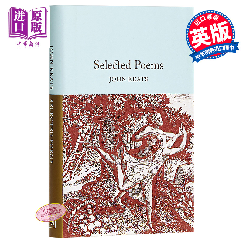Collectors Library系列:济慈诗歌选集 英文原版 Selected Poems / John Keats【中商原版】