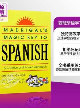 【中商原版】西班牙语学习法宝 英文原版 Madrigal's Magic Key To Spanish