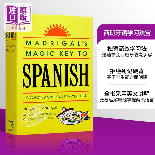 【中商原版】西班牙语学习法宝 英文原版 Madrigal's Magic Key To Spanish