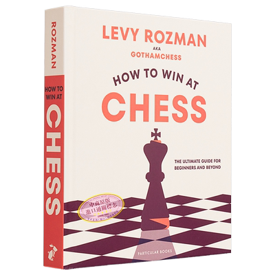 如何赢得国际象棋 英文原版 How to Win At Chess Levy Rozman 棋牌游戏策略指南 游戏指南 棋牌游戏【中商原版】