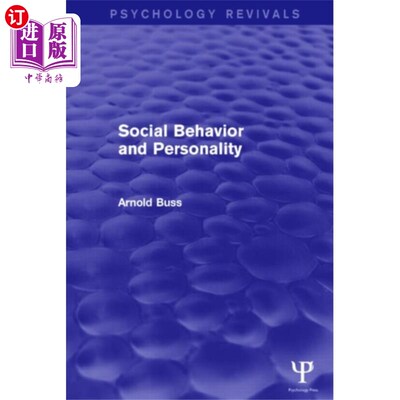 海外直订Social Behavior and Personality 社会行为与人格