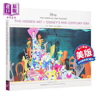 英文原版 Art 中商原版 隐藏艺术 Era 动画 现货 Century The 迪斯尼世纪中期 Disney‘s Hidden 电影 Mid
