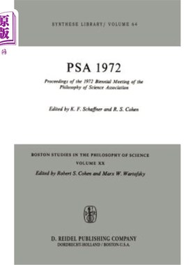 海外直订Proceedings of the 1972 Biennial Meeting of the Philosophy of Science Associatio 科学哲学协会1972年两年一次