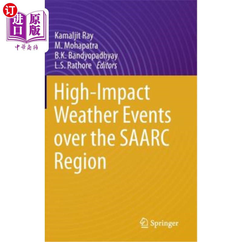 海外直订High-Impact Weather Events Over the Saarc Region 南盟地区的高影响天气事件