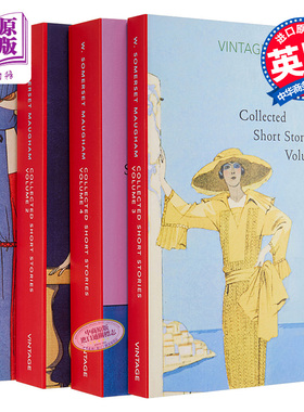 毛姆 短篇小说作品集 4本套装 英文原版 Maugham Short Stories 英国特工阿申登 绅士肖像 William Somerset Maugham【中商原