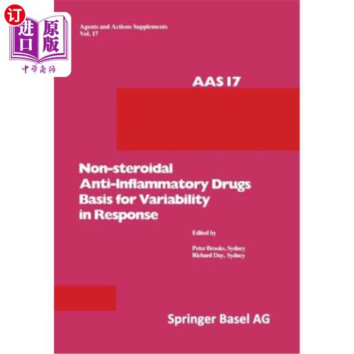 海外直订Non-Steroidal Anti-Inflammatory Drugs Basis for Variability in Response: 16-18 M 非甾体抗炎药反应变异性的基
