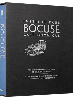 Institut Paul Bocuse Gastronomique 英文原版 博古斯学院法式西餐烹饪宝典【中商原版】