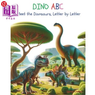 Dinosaurs ABC the 认识恐龙 儿 海外直订DINO Kids Letter Meet Book Alphabet 一个字母接一个字母 for