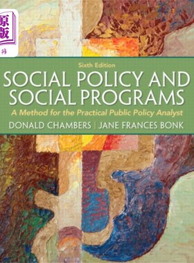 海外直订Social Policy and Social Programs 社会政策和社会项目