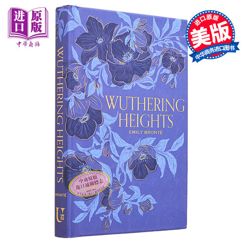 艾米莉勃朗特 呼啸山庄英文原版 Signature Gilded Classics Wuthering Heights 呼啸山庄英文版呼啸山庄电影周边呼啸山庄小?