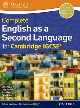 现货 Complete English as a Second Language for Cambridge IGCSE  剑桥国际IGCSE学生用书ESL【中商原版】