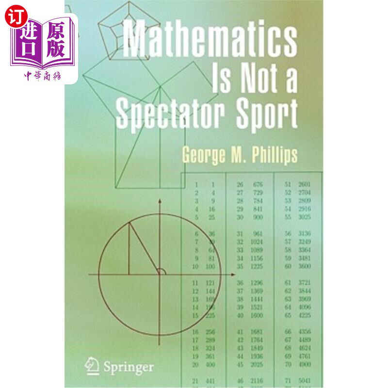 海外直订Mathematics Is Not a Spectator Sport 数学不是一项旁观者的运动