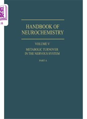 海外直订医药图书Metabolic Turnover in the Nervous System 神经系统中的代谢转换