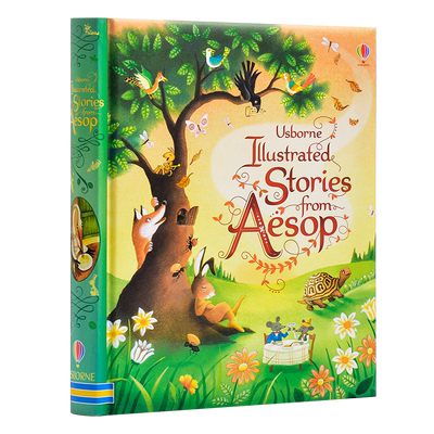 预售 【中商原版】伊索寓言 Usborne Illustrated Stories from Aesop 35个小故事 英文版经典童话寓言故事儿童文学 软皮精装全彩?
