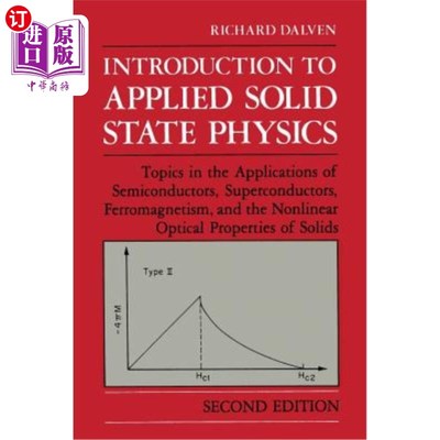 海外直订Introduction to Applied Solid State Physics: Topics in the Applications of Semic 应用固体物理简介:半导体、