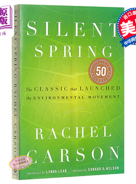 【中商原版】寂静的春天 英文原版 Silent Spring 蕾切尔·卡森 Rachel Carson 环境保护 自然科普读物