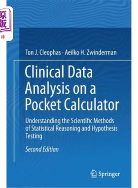 海外直订医药图书Clinical Data Analysis on a Pocket Calculator: Understanding the Scientific Meth 袖珍计算器临床数据