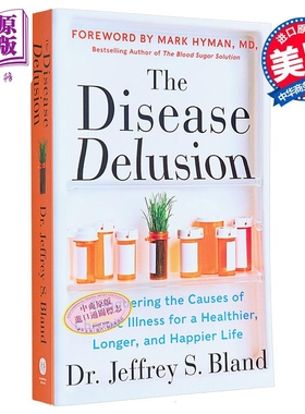 预售 功能医学宝典 战胜慢性病 The Disease Delusion 英文原版 Jeffrey S Bland 基础医学 生活百科【中商原版】