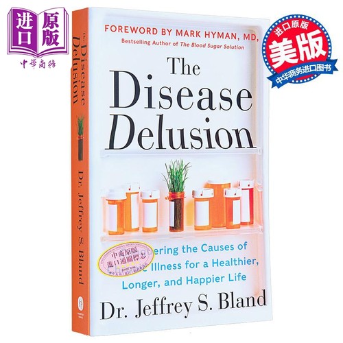 功能医学宝典 战胜慢性病 The Disease Delusion 英文原版 Jeffrey S Bland 基础医学 生活百科【中商原版】