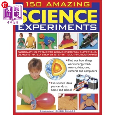 海外直订150 Amazing Science Experiments 150个惊人的科学实验
