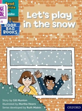 海外直订Read Write Inc. Phonics: Pink Set 3 Book Bag Boo... Read Write公司自然拼读:粉红色套装3书包第9册让我们在雪地