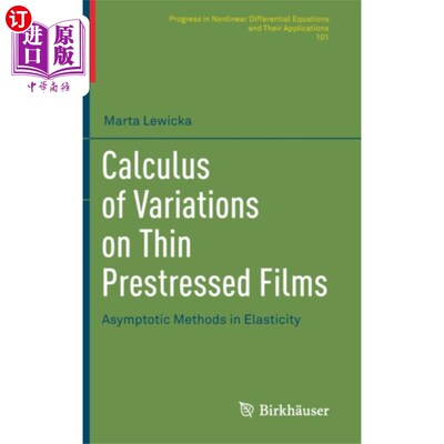 海外直订Calculus of Variations on Thin Prestressed Films 预应力薄膜的变分演算