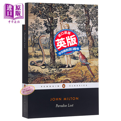 现货 【中商原版】约翰·弥尔顿 黑封面系列：失乐园 英文原版 Paradise Lost John Milton