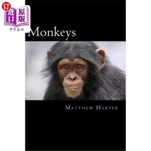 猴子 Fascinating Monkey Containing 海外直订Monkeys Trivia Rec 一本迷人 Memory Book Images 包含猴 书 Facts