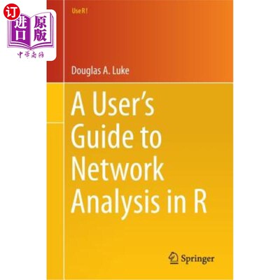 海外直订A User's Guide to Network Analysis in R R中分析的用户指南
