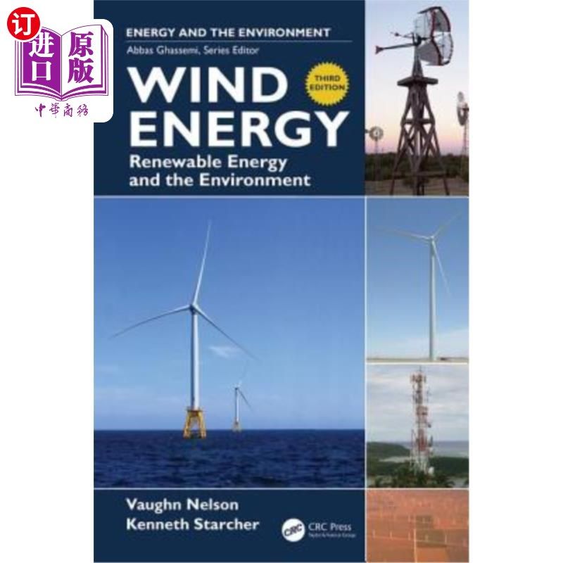 海外直订Wind Energy: Renewable Energy and the Environment: Renewable Energy and the Envi 风能:可再生能源与环境