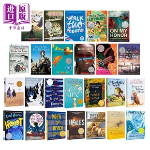 790L青少年小说读物文学奖 兰斯蓝思指数560L 数星星 Number stars Newbery纽伯瑞获奖书单25册英文版 the 低年级大套装