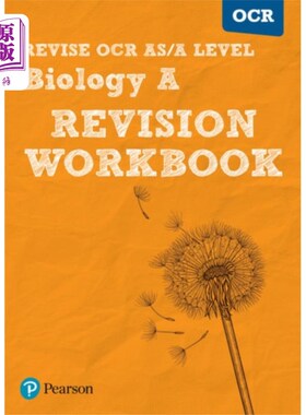 海外直订Pearson REVISE OCR AS/A Level Biology Revision W... Pearson Revision OCR AS/A Level生物学复习手册