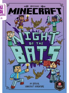 海外直订Minecraft: Night of the Bats (Woodsword Chronicl... 我的世界:蝙蝠之夜(木剑编年史#2)