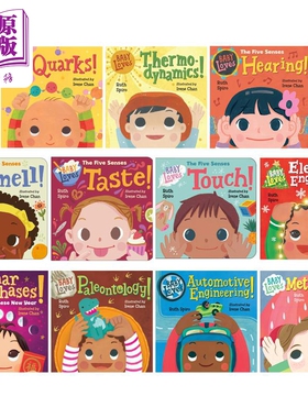 宝宝爱科学系列Baby Loves science 纸板书 英文原版进口 低幼科普图画书 儿童启蒙入门亲子读物 Ruth Spiro绘本【中商原版】