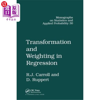 海外直订Transformation and Weighting in Regression 回归中的变换与加权