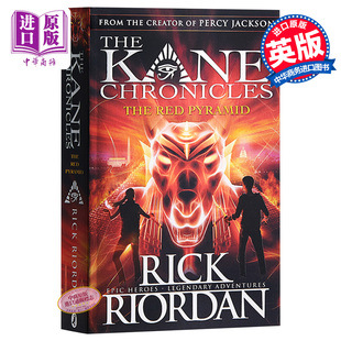 The 莱尔顿 雷克 Book 凯恩与邪神之塔 英文原版 Pyramid Red Riordan 埃及守护神系列1 Kane Rick Chronicles