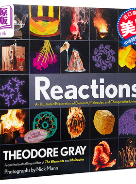 视觉之旅 奇妙的化学反应 彩色典藏版 Reactions An Illustrated Exploration 英文原版 Theodore Gray 科普书籍【中商原版】