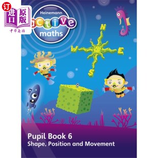 海涅曼主动数学 Active Beyond 海外直订Heinemann 初级 形状 First 小学生第六册 Maths 位置和 Level 超越数字 Nu...