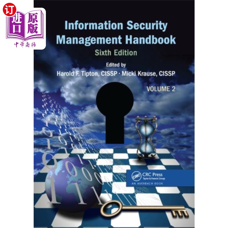 海外直订Information Security Management Handbook, Volume... 信息安全管理手册，第2卷