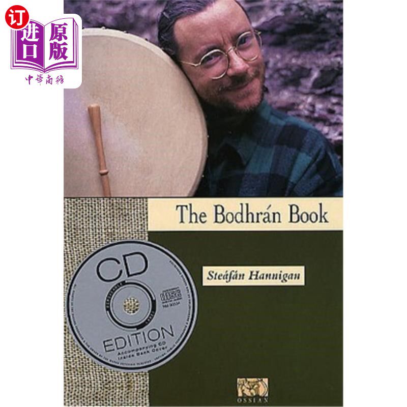 海外直订The Bodhran Book [With CD] 《菩提兰之书》[附CD]
