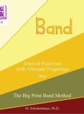 海外直订Interval Exercises with Alternate Fingerings: Oboe 交替指法的间隔练习:双簧管