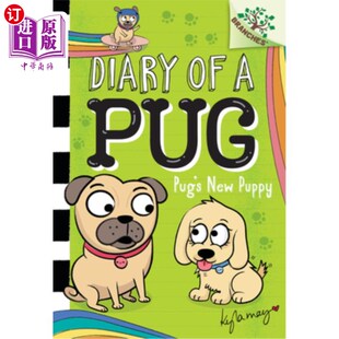哈巴狗 New Branches 海外直订Pug Diary 新小狗 Pug Puppy 哈巴狗日记 一本分支书 Book