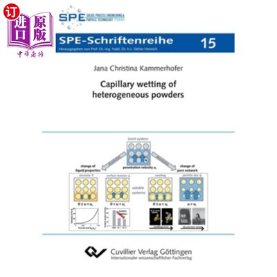 海外直订Capillary wetting of heterogeneous powders 非均质粉末的毛细管润湿
