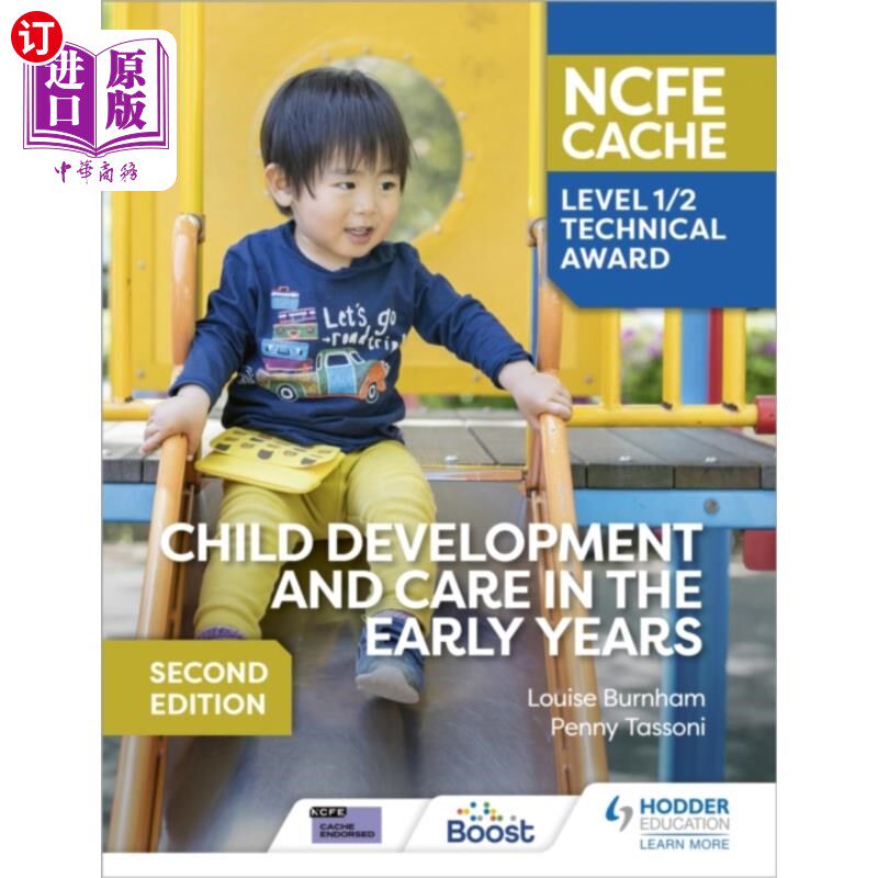 海外直订NCFE CACHE Level 1/2 Technical Award in Child De... NCFE CACHE 1/2级幼儿发展与护理技术奖第二版