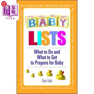 Lists Baby 婴儿清单：为婴儿做什么和准备什么 Get and 海外直订医药图书Baby for Prepare What