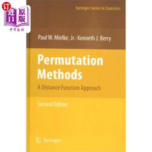 海外直订Permutation Methods: A Distance Function Approach 置换法：距离函数法