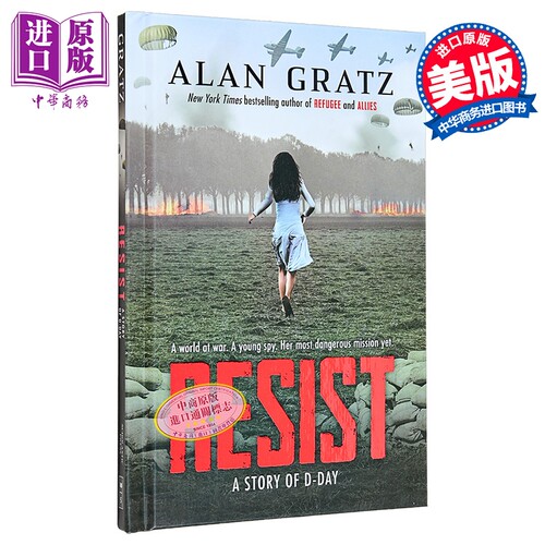 抵抗 诺曼底登陆的故事 Resist A Story of D-Day 英文原版 Alan Gratz 青少年历史小说【中商原版】